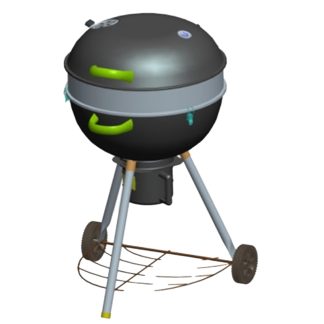 22.5 inch Luxery Kettle grill  WA-225LZ