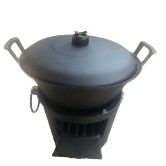 Cast iron fire pit grill WT-TB