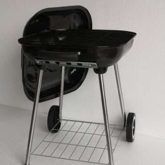 18-inch portable wood charcoal grill with 4 legs and wheels WB-170X