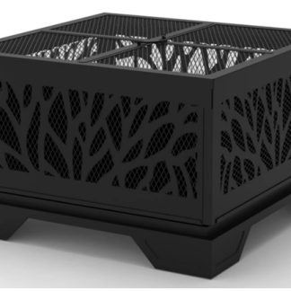Square Fire Basket/Fireplace/Wooden Basket with mesh cover WF-260FJL