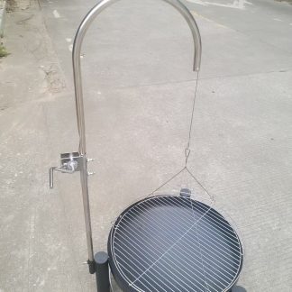 Wood-fired stove, charcoal grill, portable stove with grill rack WF-R600W
