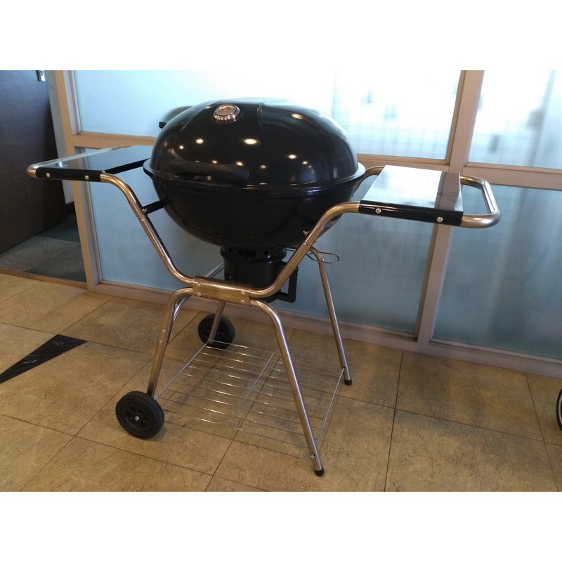 22 inch Luxery Kettle grill with steel shelf