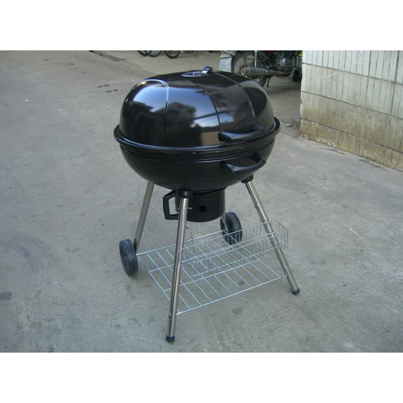 Portable silver trolley grill