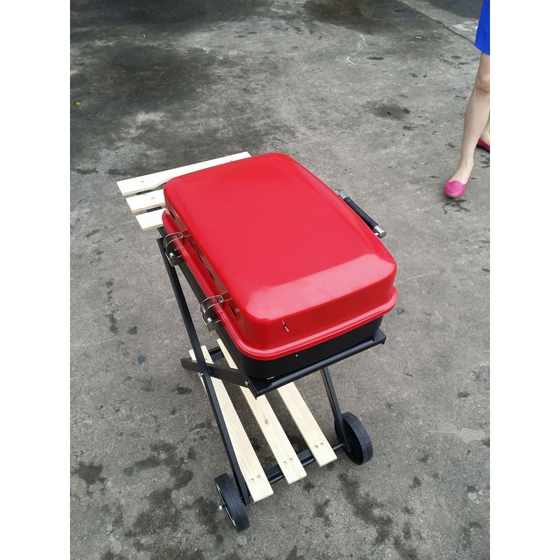 outdoor folding trolley grill