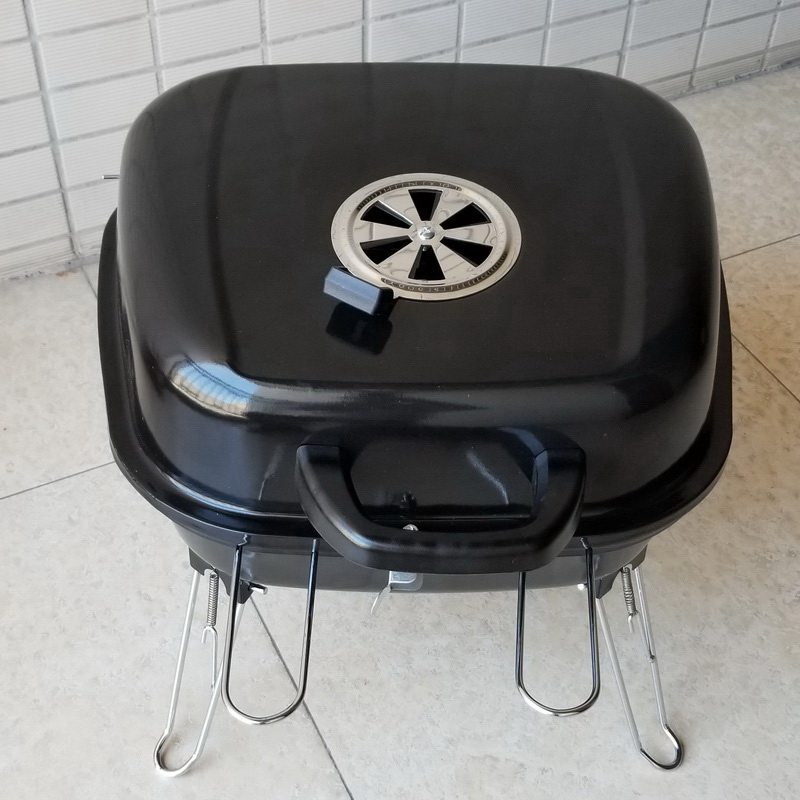 Black enamel grill