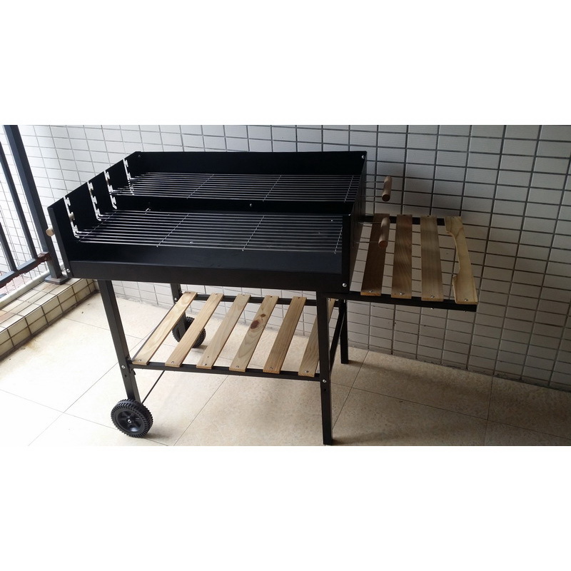 Steel charcoal grill