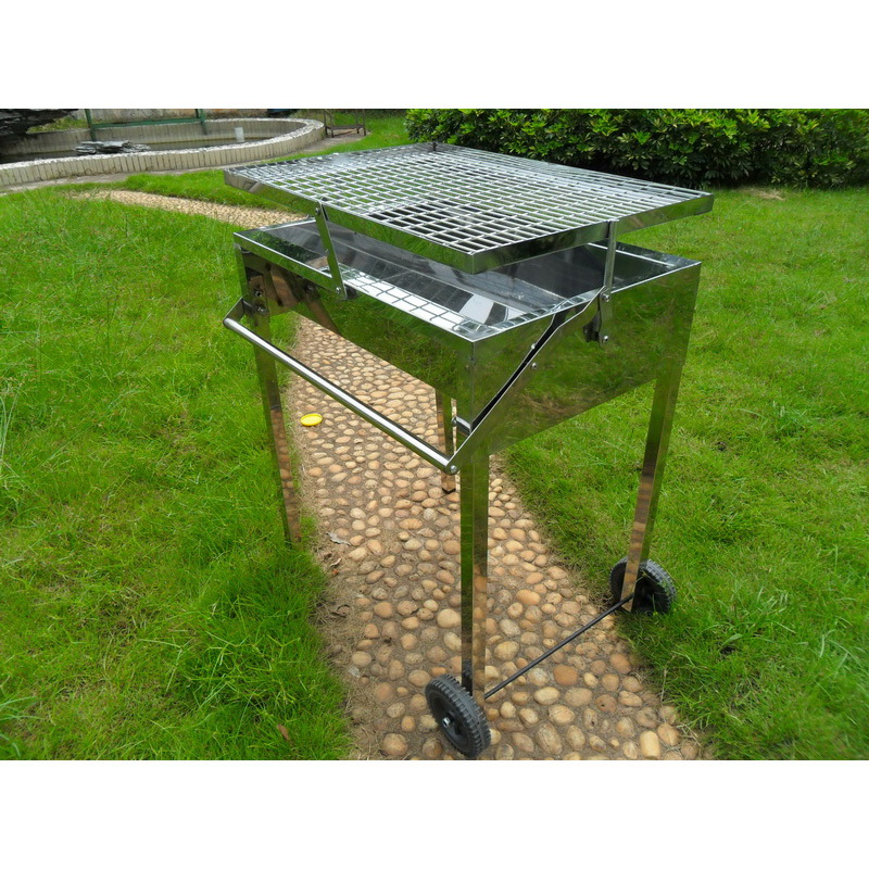 Steel charcoal grill