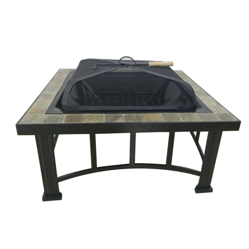 2 in one fire pit table grill