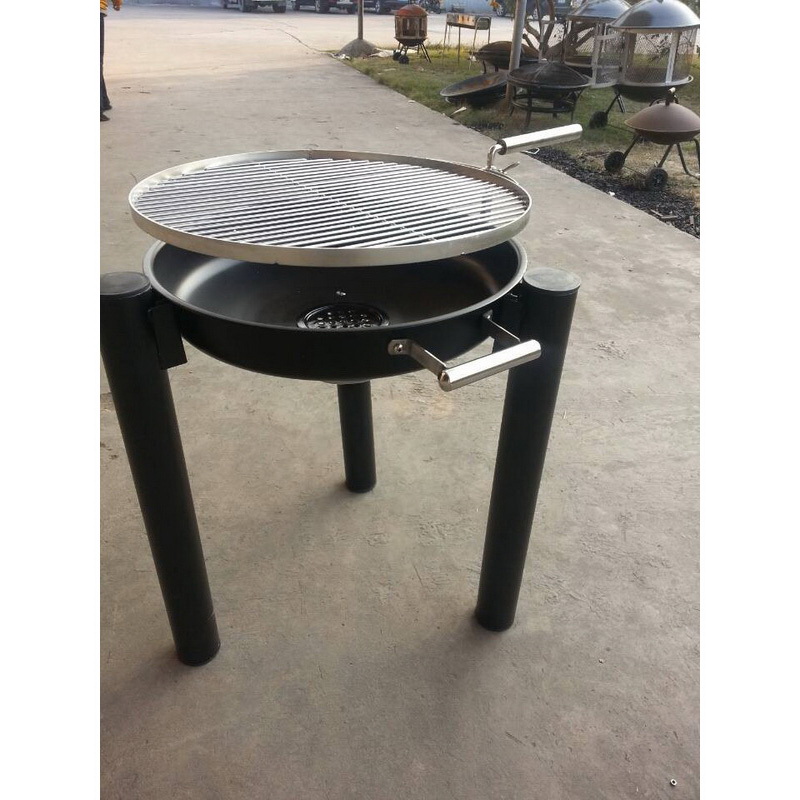 Black outdoor garden heater