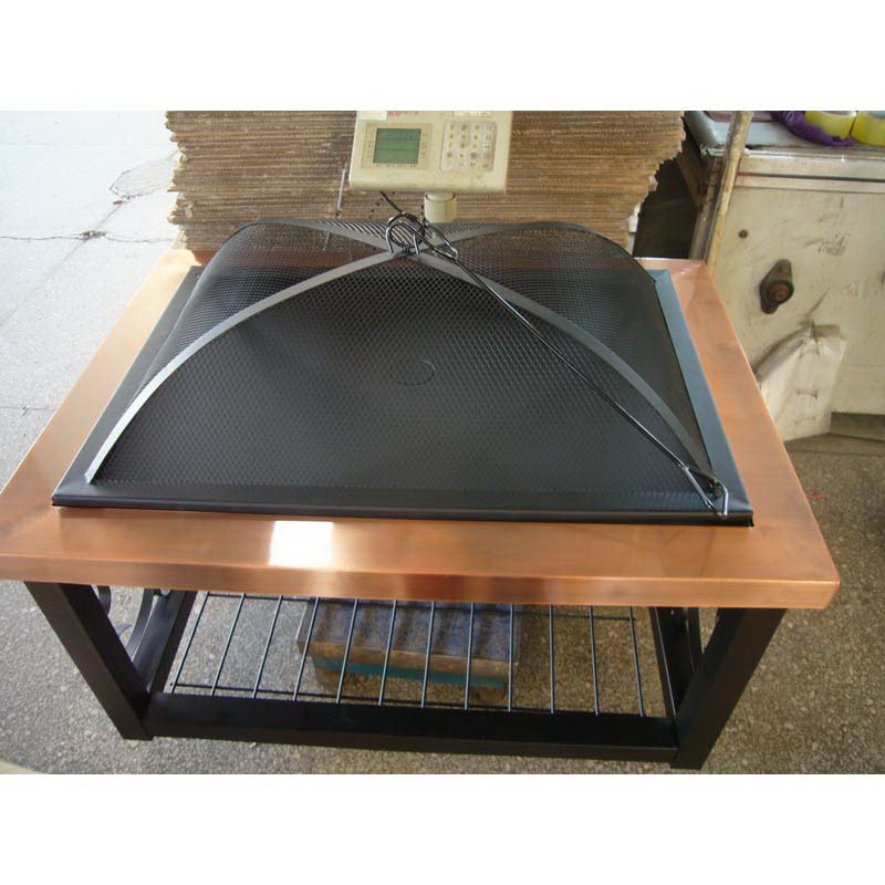 Black outdoor garden heater