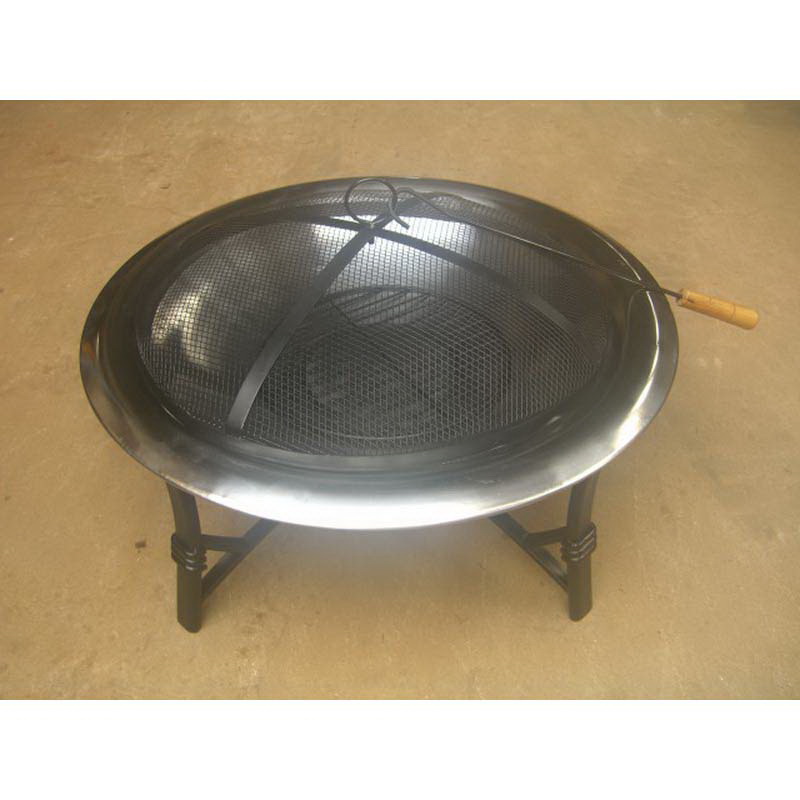 Black outdoor garden heater