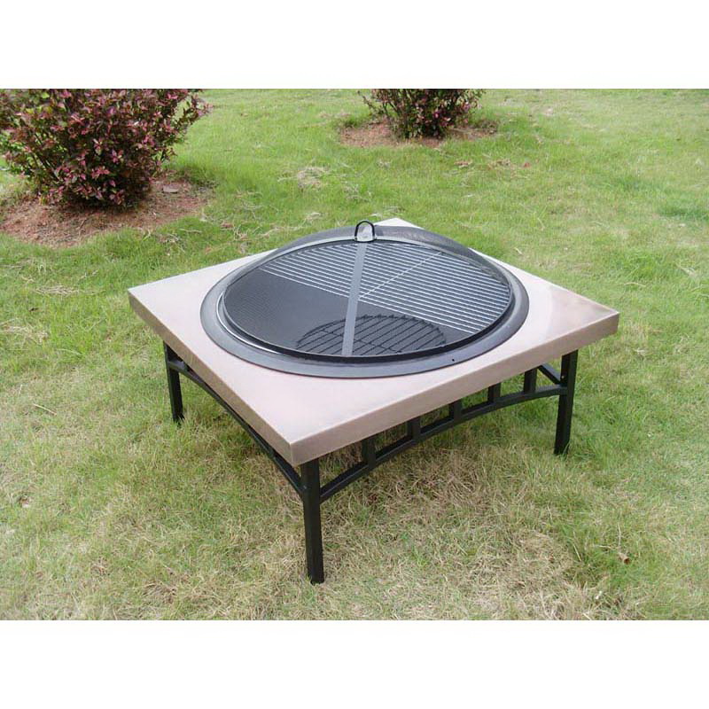 Black outdoor garden heater