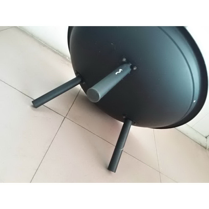 Black outdoor garden heater