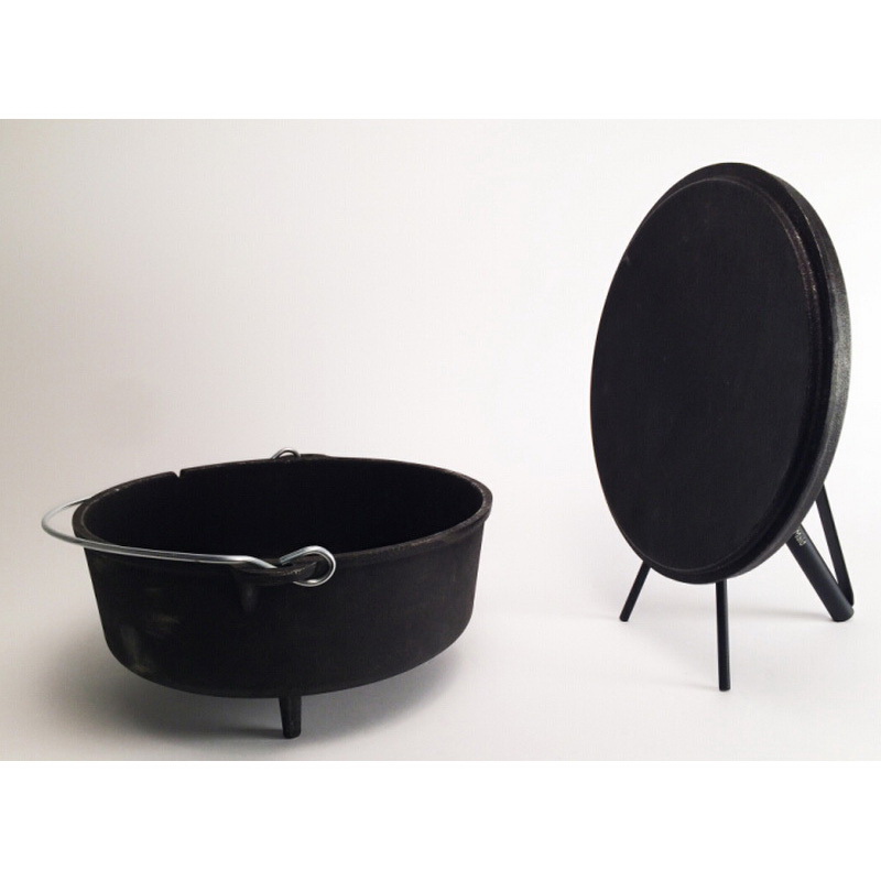 Cast iorn pot cover holder