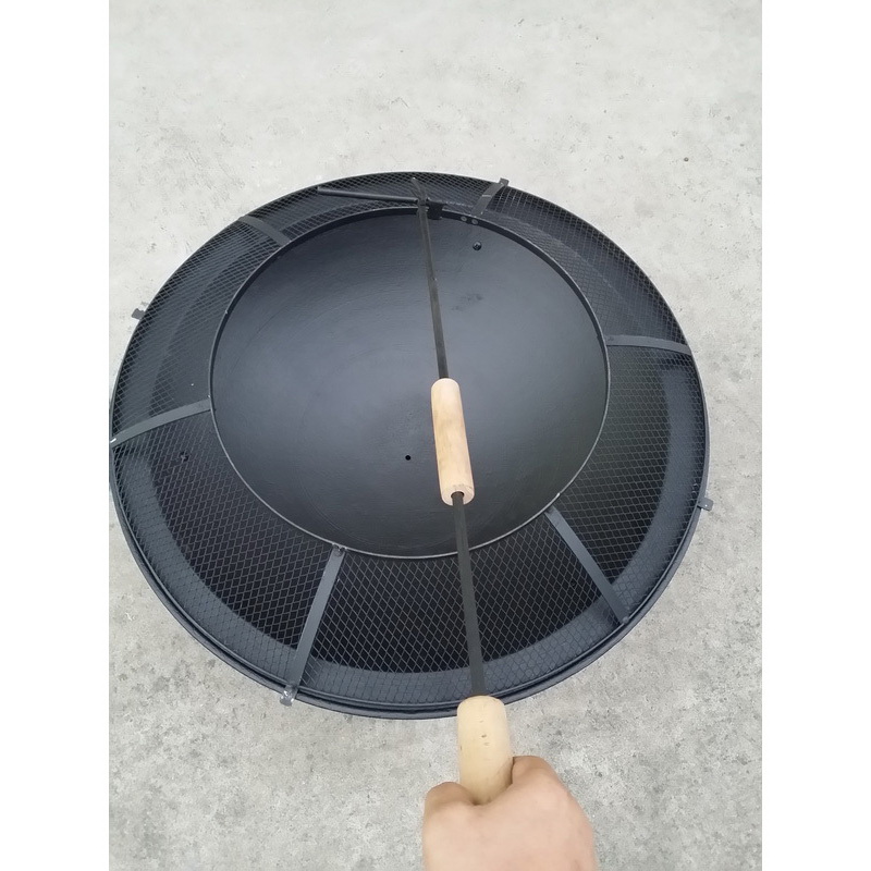 Black outdoor garden heater