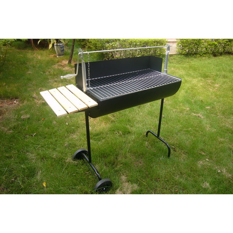 Adjustable outdoor cooking grill