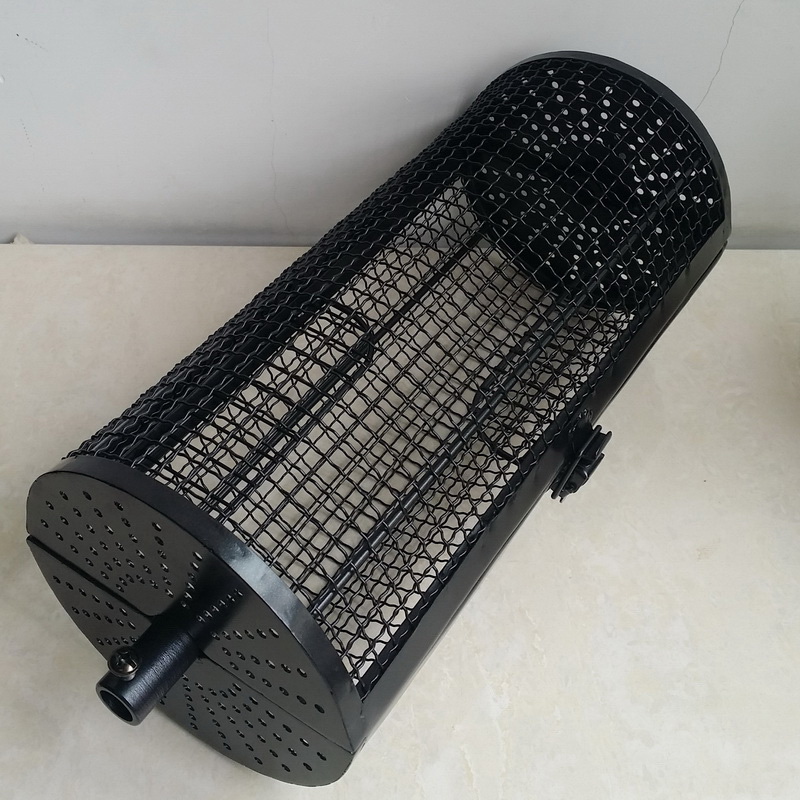 Black with non-stick food basket